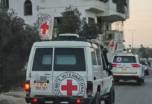 Des négociations en cours pour évacuer des terroristes du Hamas au-delà du « ligne jaune » à Gaza sous escorte du Croissant-Rouge