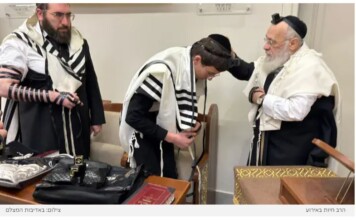 Le rabbin endeuillé a célébré la bar-mitsva de son fils chez le rabbin Yossef