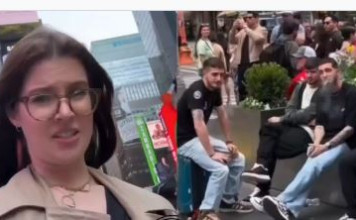 Des Israéliens deviennent viraux après l’attaque verbale d’une pro-palestinienne à Times Square — « Ils ne lui accordent même pas un regard »
