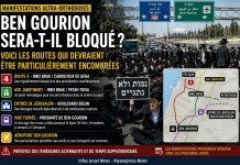 Ben Gourion sera-t-il bloqué ? Voici les routes qui devraient être particulièrement encombrées lors de la manifestation ultra-orthodoxe