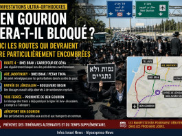 Ben Gourion sera-t-il bloqué ? Voici les routes qui devraient être particulièrement encombrées lors de la manifestation ultra-orthodoxe