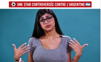 Mia Khalifa explique pourquoi elle est « anti-Messi » — et évidemment, ça nous concerne