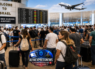 Malgré la tension sécuritaire : des dizaines de milliers d’Israéliens se ruent sur Ben Gourion