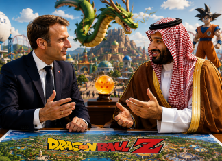 Passion commune pour Dragon Ball Z : Macron et le prince héritier saoudien annoncent un parc d’attractions à 7 milliards de dollars près de Paris