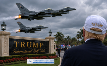Panique aux États-Unis : des avions de chasse décollés en urgence après une intrusion dans l’espace aérien de Trump