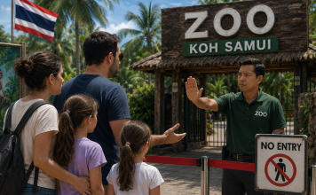 Une famille israélienne refoulée d’un zoo de Koh Samui après avoir dit « Israël » : le père frappé d’un coup de tête devant ses filles