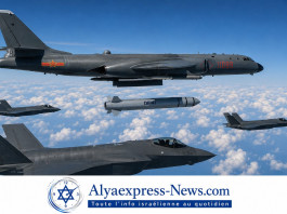 La Chine dévoile un bombardier stratégique porteur d’un missile balistique nucléaire sous escorte d’avions furtifs