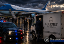 « Air Force One » transformé en leurre, le président exfiltré par un camion de restauration : l’opération de diversion hors norme de Trump