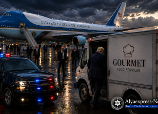 « Air Force One » transformé en leurre, le président exfiltré par un camion de restauration : l’opération de diversion hors norme de Trump