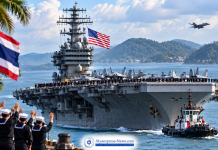 À voir : le porte-avions USS Abraham Lincoln quitte la Thaïlande et met le cap sur les États-Unis après un déploiement éprouvant au Moyen-Orient