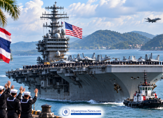 À voir : le porte-avions USS Abraham Lincoln quitte la Thaïlande et met le cap sur les États-Unis après un déploiement éprouvant au Moyen-Orient