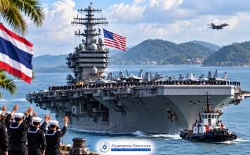 À voir : le porte-avions USS Abraham Lincoln quitte la Thaïlande et met le cap sur les États-Unis après un déploiement éprouvant au Moyen-Orient