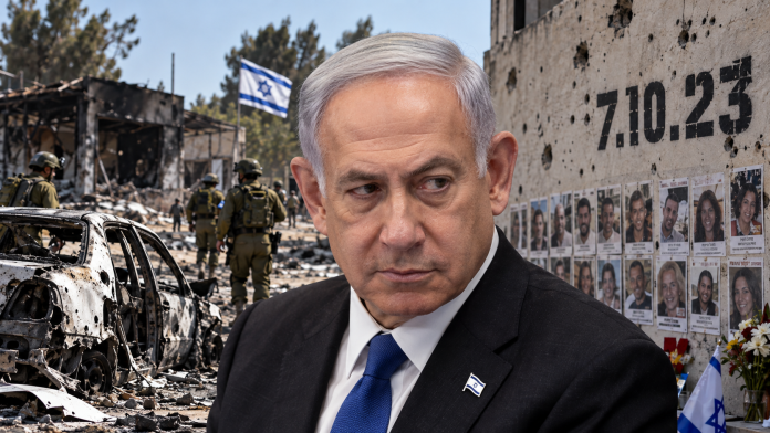 Netanyahu devant un mémorial de guerre